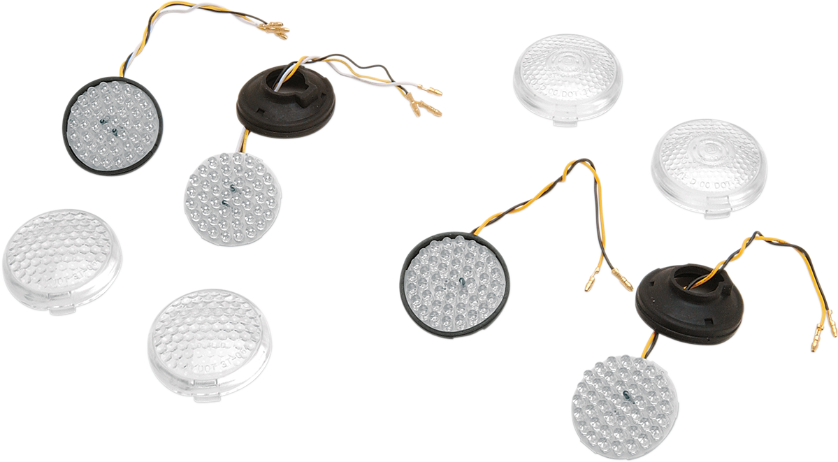 Turn Signals - Deuce Style - Amber - Rear