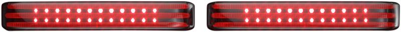 Saddlebag LED Lights - Sequential - Black/Smoke