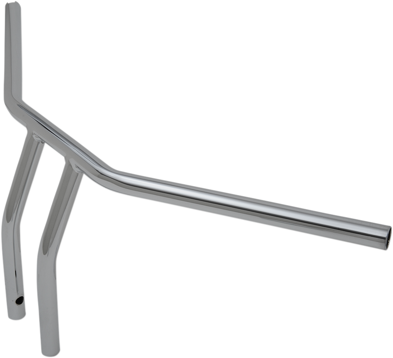 1" T-Bar - Dimpled - Curved - 10" - Chrome
