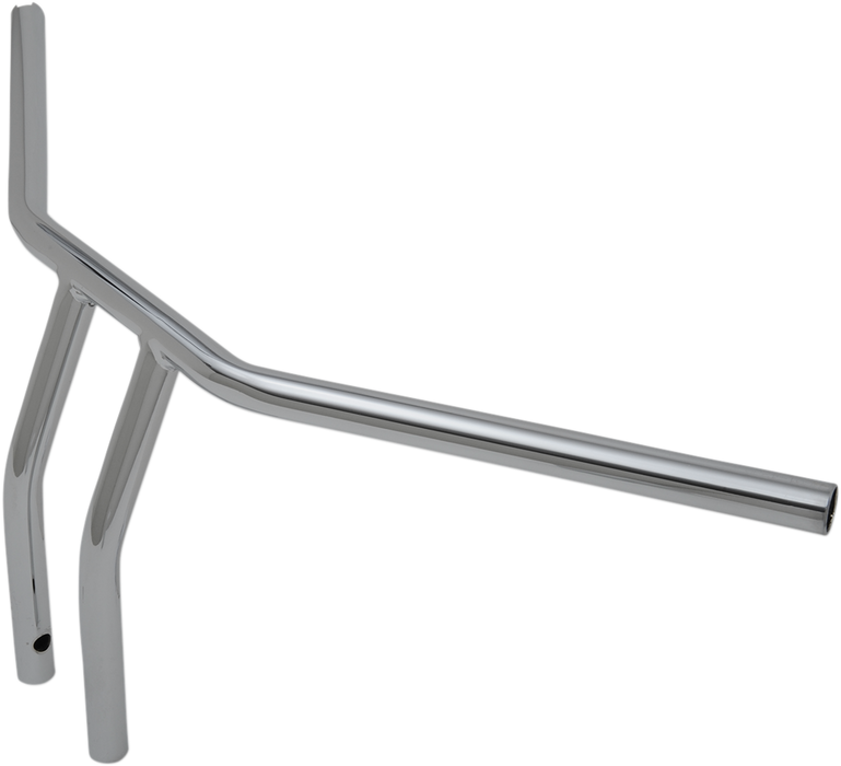1" T-Bar - Dimpled - Curved - 10" - Chrome