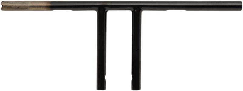 1" T-Bar - Dimpled - Straight - 8" - Black
