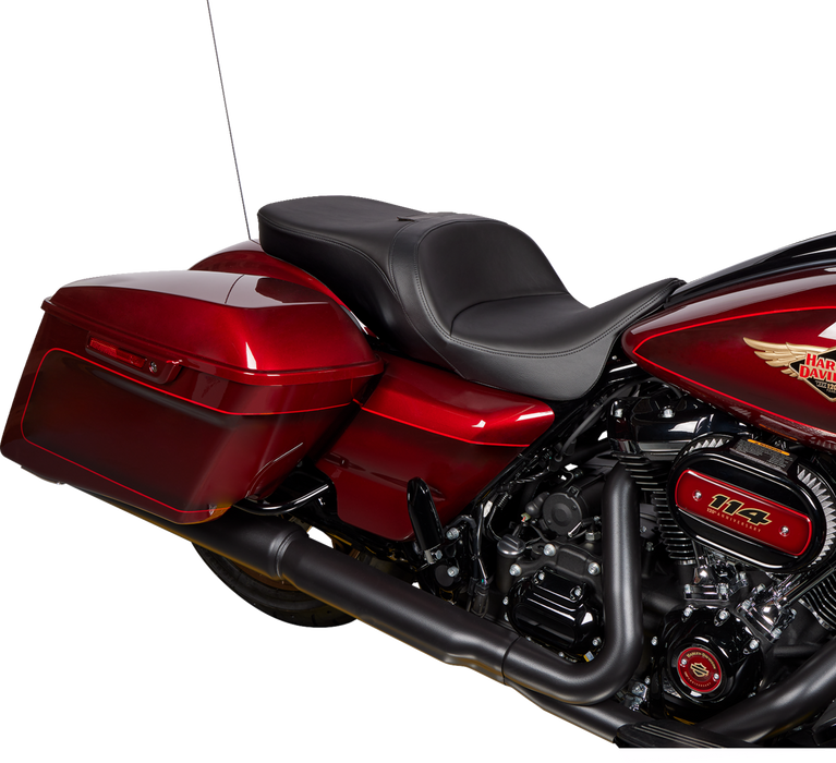 Freedom Seat - Solar Leather - Black - Smooth - FLH '09-'23