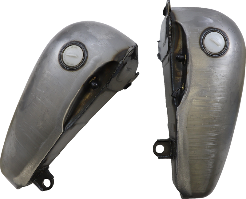 Fat Bob Style Gas Tanks - Flatside - 5 Gallon