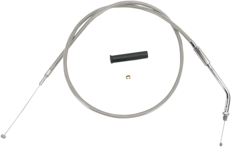 Stainless Braided Throttle Cable - 36"