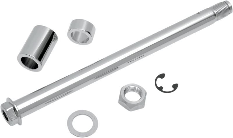 Axle Kit - Rear - Chrome - '08-'17 Dyna