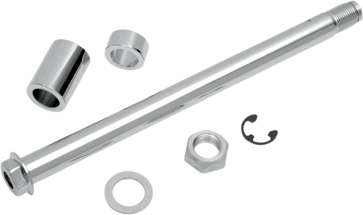 Axle Kit - Rear - Chrome - '08-'17 Dyna