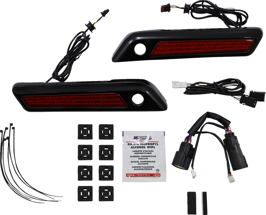 Latch Light - Saddlebag - Red - Black