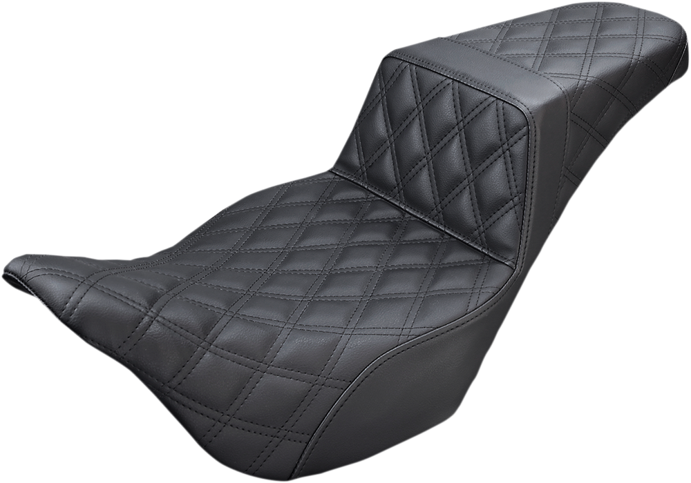 Step-Up Seat - Full Lattice Stitch - Black - FL '08-'24
