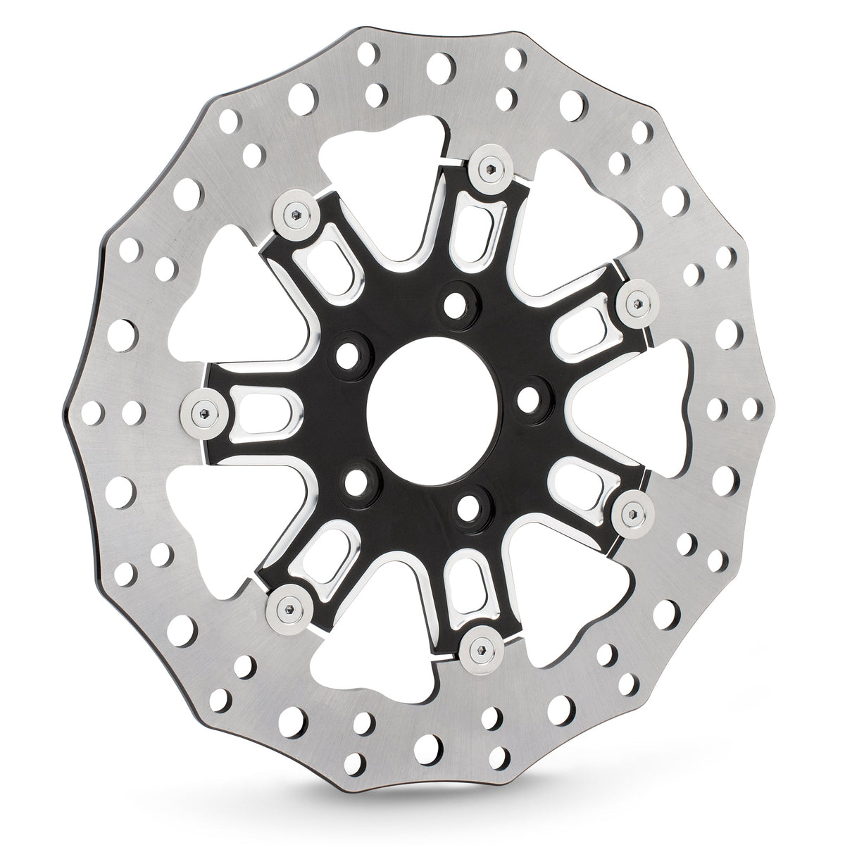 7-Valve Brake Rotors, Black — Ramjet Racing