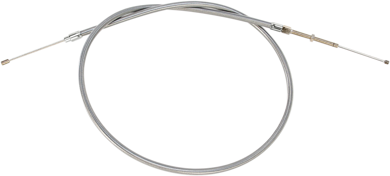 High-Efficiency Stainless Steel Clutch Cable for Harley-Davidson - +6" - '71-'85 Sportster