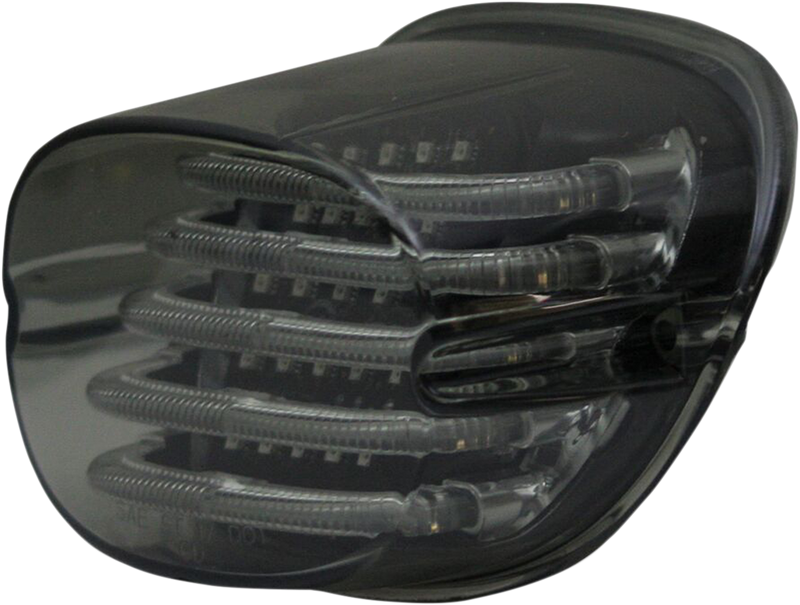 Taillight - without License Plate Illumination Window - Smoke