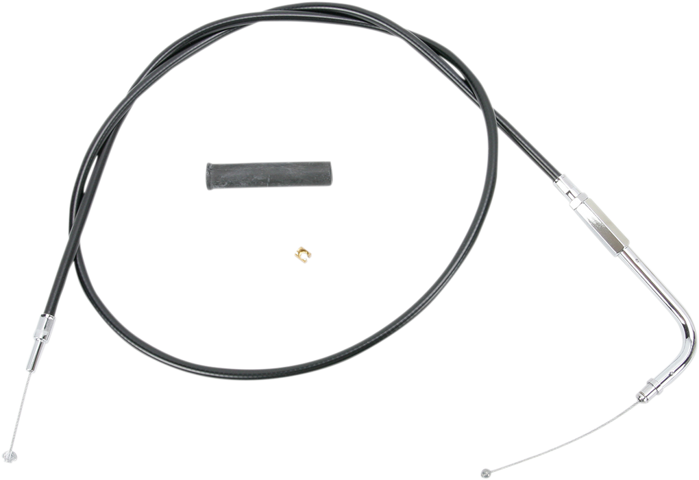 Black Vinyl Throttle Cable - 47-1/2"