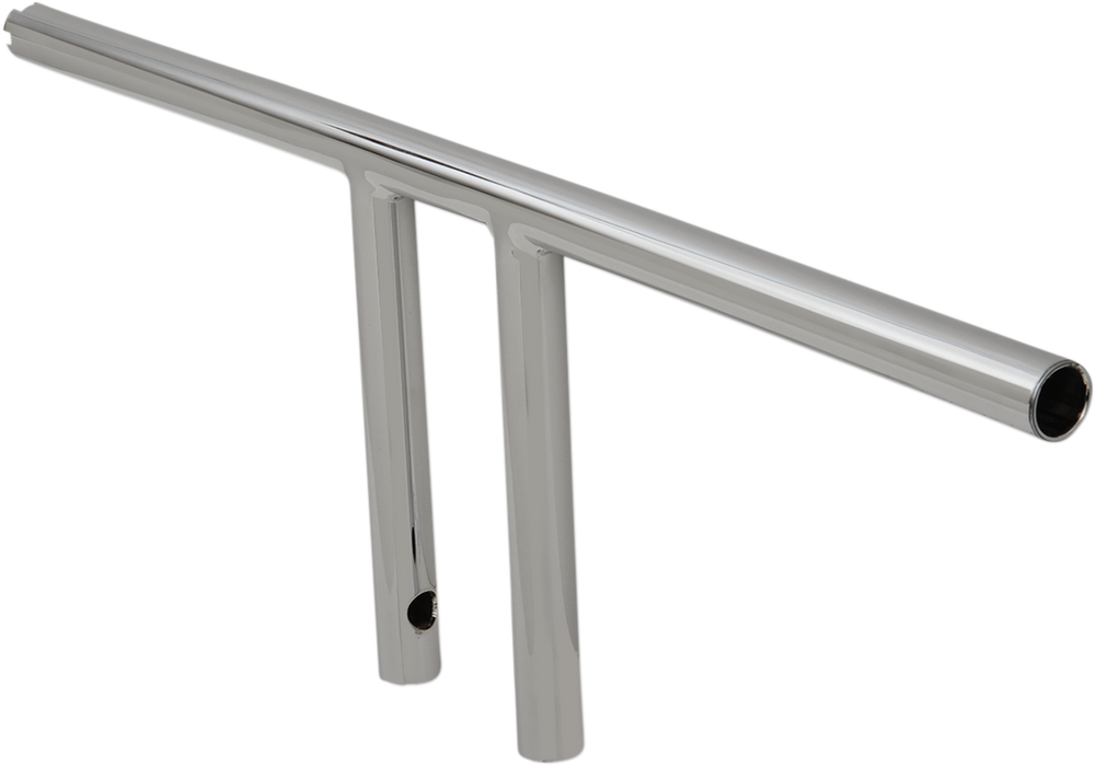 1" T-Bar - Dimpled - Straight - 8" - Chrome