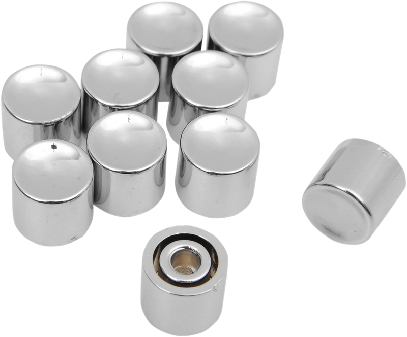 Handlebar Switch Button Caps - Turn Signal - Long - Chrome