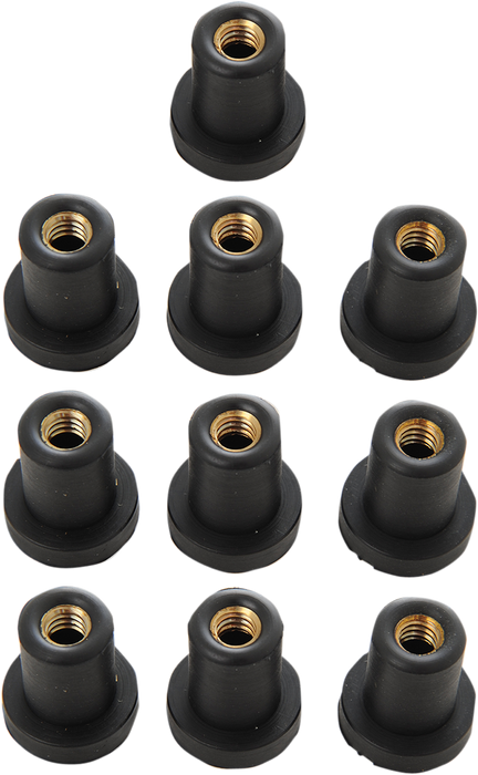 Nuts - Well - 1/4-20 - 10-Pack