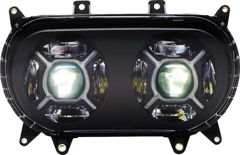 LED Headlight - Black - FLTR