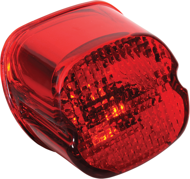 Taillight Lens - Bottom Tag Window - Red