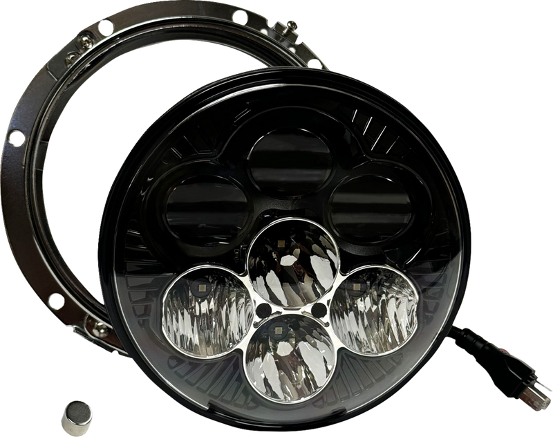 Shark Demon Headlight w/color backlight kit for 7" buckets