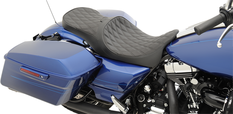Low Touring Seat - Double Diamond - Driver's Backrest - FL '08-'23