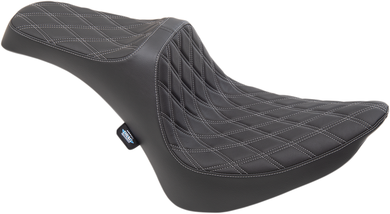 Predator III Seat - Double Diamond - Silver Stitching - FXST/FLST '84-'99