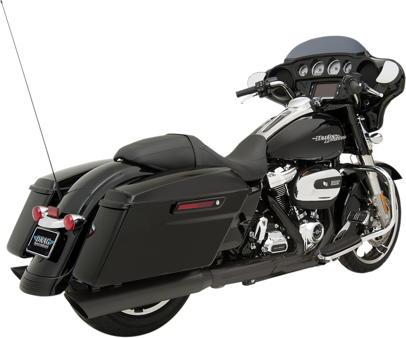 4" Slashdown Slip-On Mufflers - Black