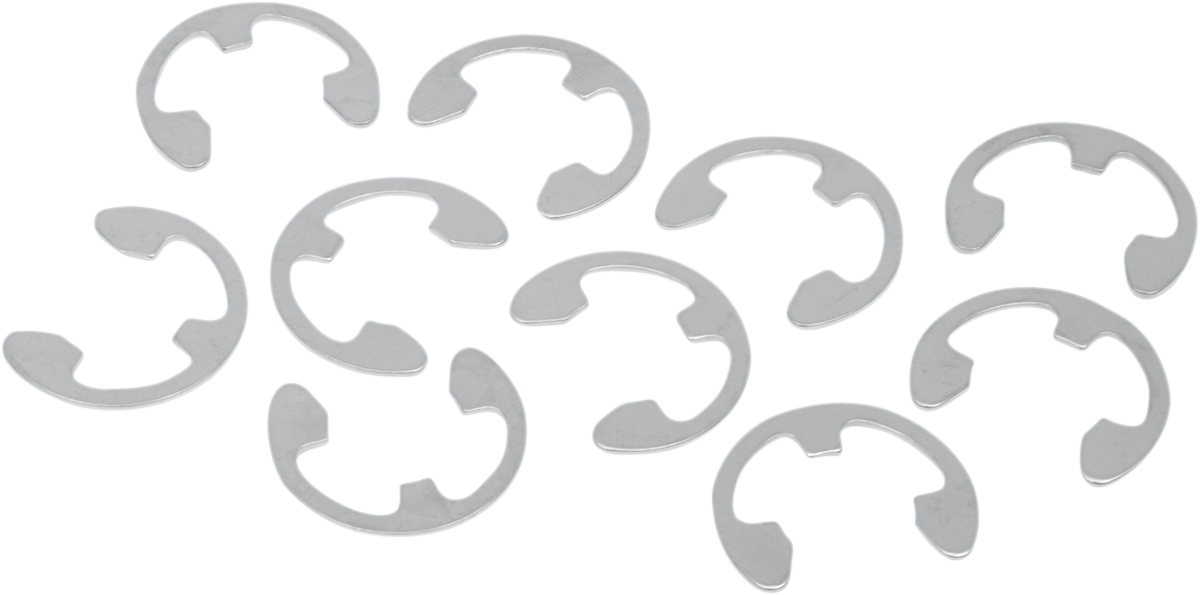 Axle Nut Retainers - Rear - Chrome - 10 Pack - '08-'25 Harley-Davidson