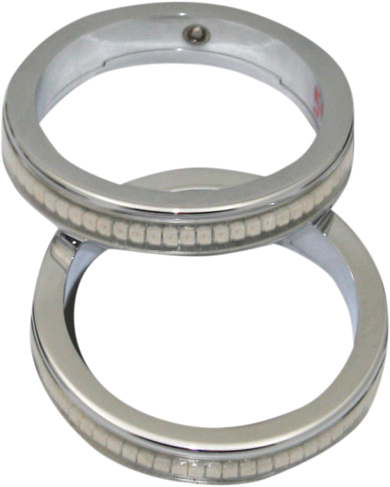 Wrap-Arounds™ LED Lights - 56 mm - Chrome - Clear/Amber