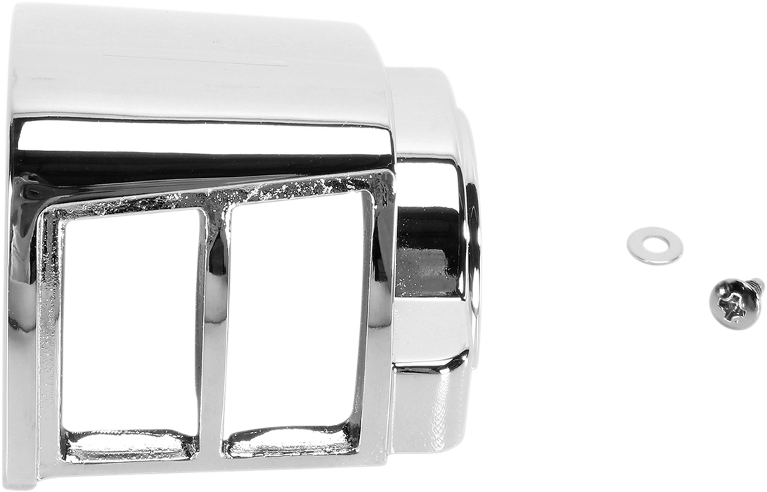 Handlebar Switch Housing Kit - Right - Upper - Chrome