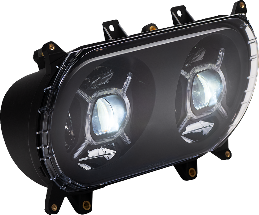 LED Headlight - Black - FLTR