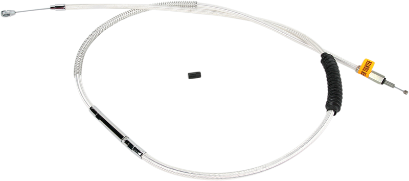 High-Efficiency Black Vinyl Clutch Cable - +3" Size