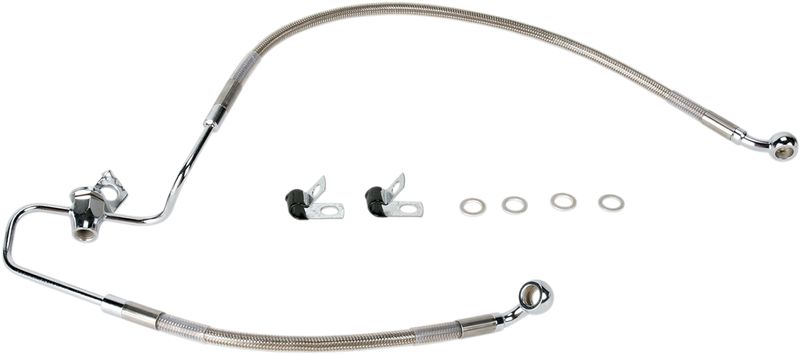 Brake Line - Rear - Stainless Steel