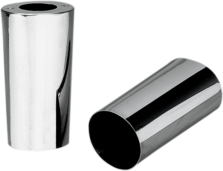 Fork Slider Covers - Stock Length - Chrome - Smooth