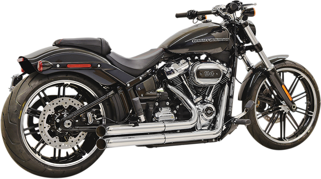 Pro Street Exhaust - Chrome - Softail