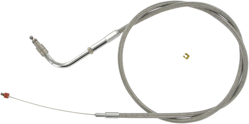 Stainless Steel Throttle Cable - '01-'15 Softail