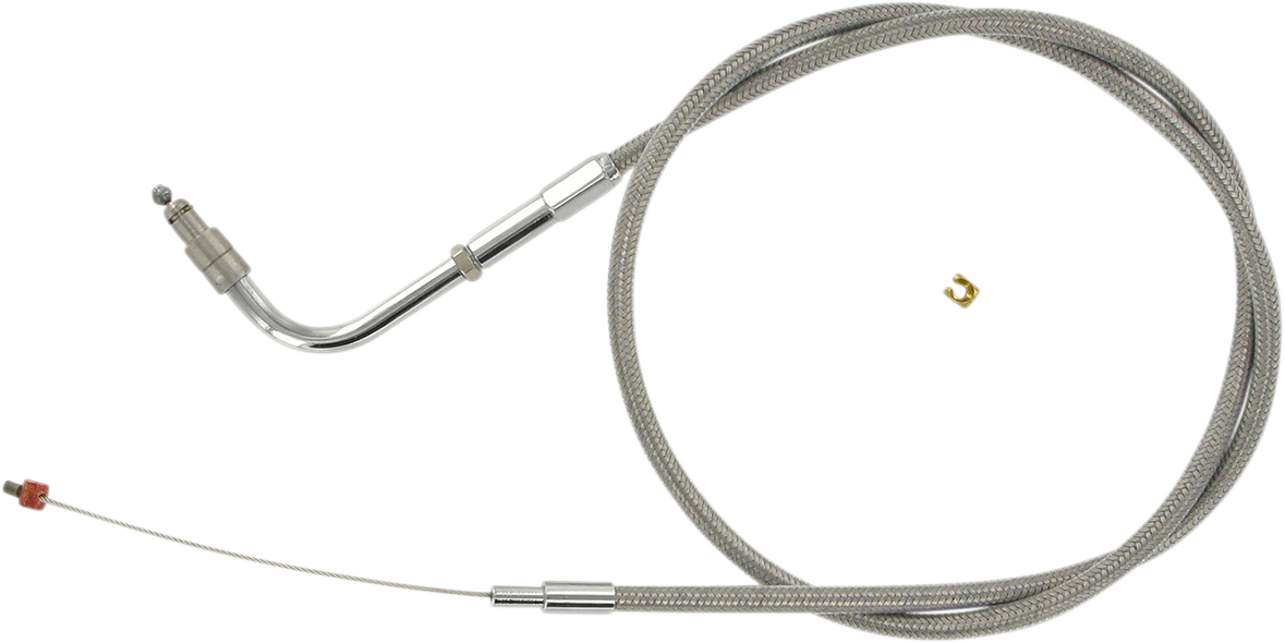 Stainless Steel Throttle Cable - '01-'15 Softail