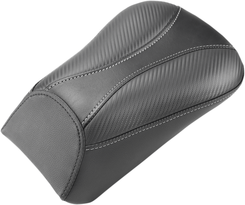 Dominator Pillion Pad - Standard Reach - Black w/ Gray Stitching - FL/FX '00-'06