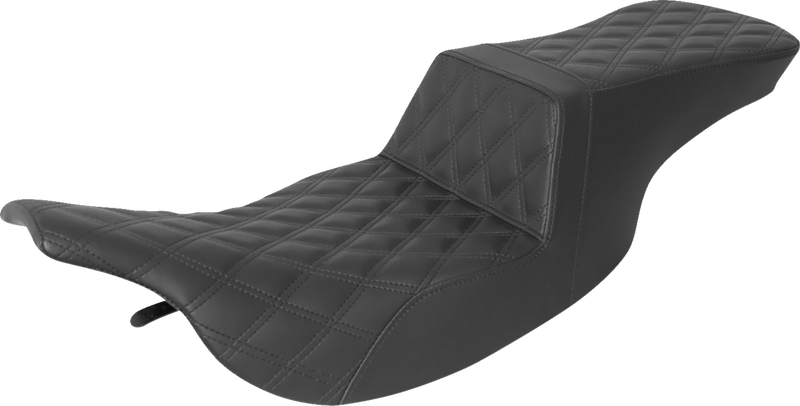 Tour Step-Up Seat - Full Lattice Stitch - Black - FL '97-'07