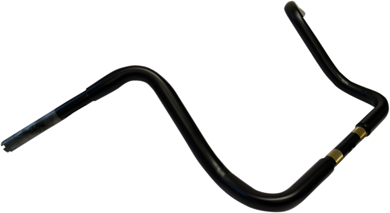 1-1/4" Buffalo Touring Handlebar - 13" - TBW - Flat Black