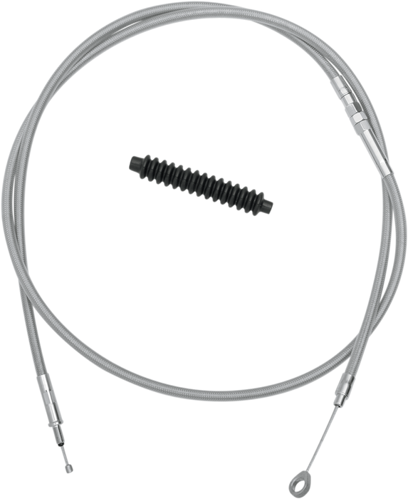 High-Efficiency Braided Stainless Steel Clutch Cable - 80"
