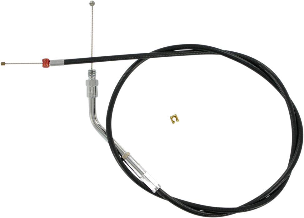 Black Vinyl Throttle Cable - 33" Length