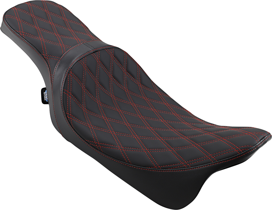 Predator 2-Up Seat - Double Diamond - Red Stitching - FL '08-'23