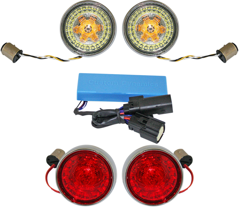 Full Bullet Turn Signal Conversion Kit - Chrome
