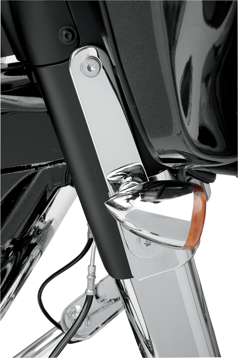 Relocation Mount - Turn Signal - Chrome