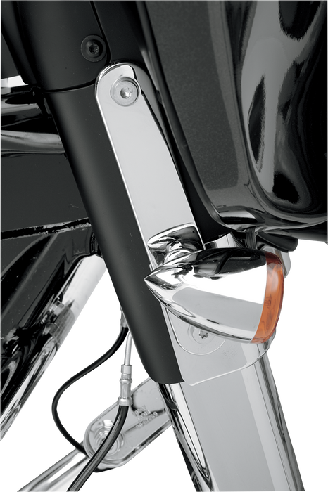 Relocation Mount - Turn Signal - Chrome