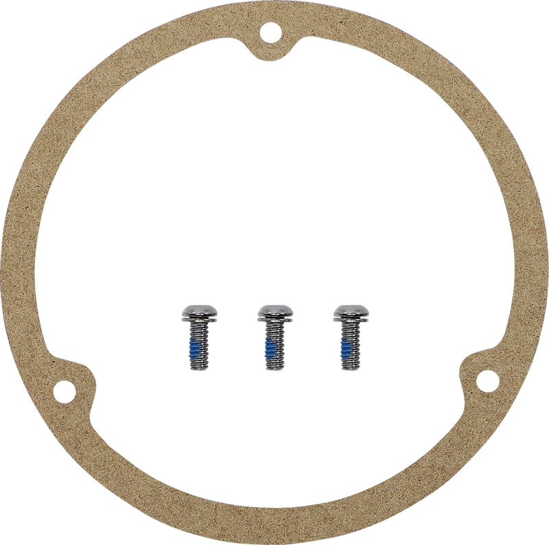 Live to Ride Derby Cover - 3 Hole - Chrome