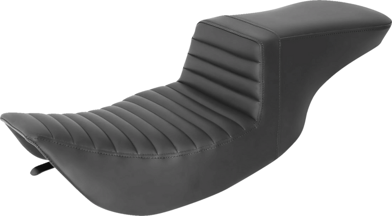 Tour Step-Up Seat - Front Tuck-n-Roll - Black - FL '97-'07