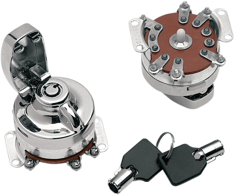6-Pole Ignition Switch - Round Key
