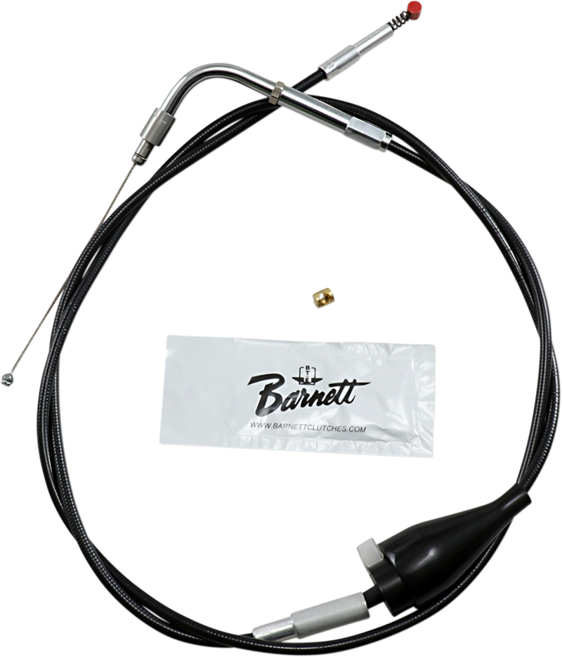 Black Vinyl Idle Cable - Cruise - +6" Size - 31" Length