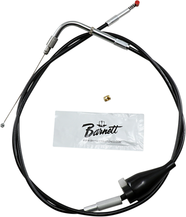 Black Vinyl Idle Cable - Cruise - +6" Size - 31" Length