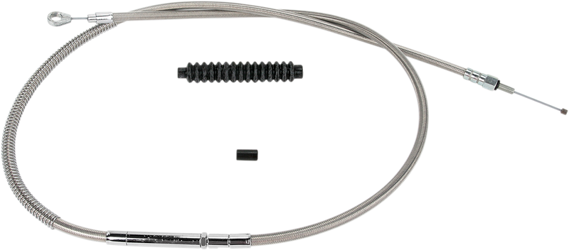 High-Efficiency Stainless Steel Clutch Cable for Harley-Davidson - Standard - '87-'99